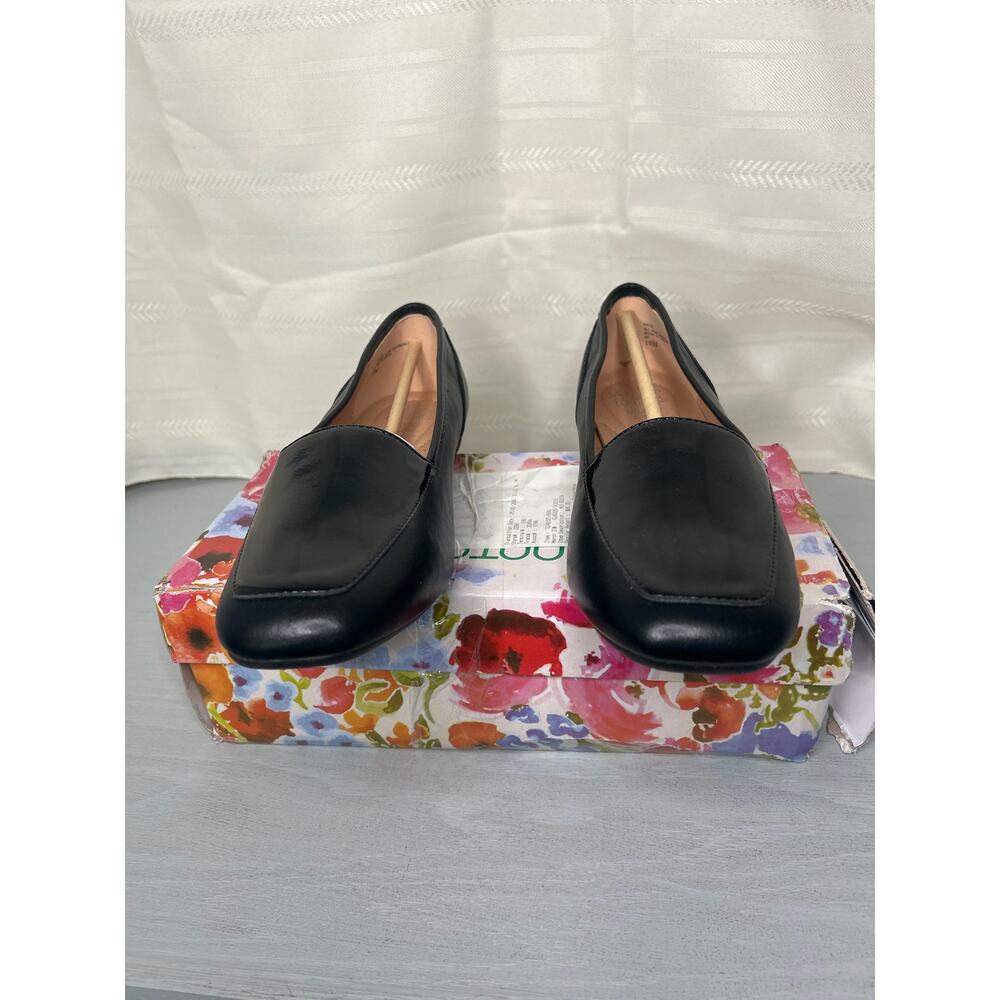 Mootsies Tootsies Edith Moc Toe Loafers Black Womens Size 10M - Picture 8 of 15